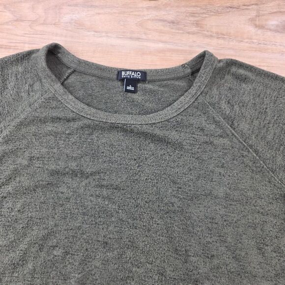 💇‍♀️Buffalo Olive Green Lightweight Long Sleeve Sweater Large - Picture 8 of 14